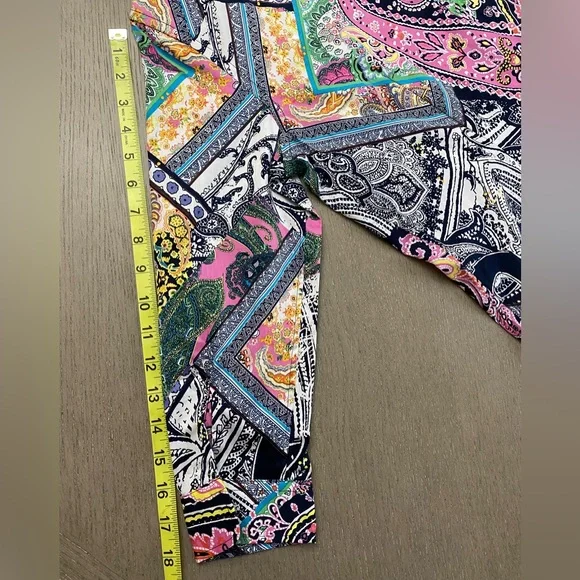 NWT Lauren Ralph Lauren Multi Color Fash 3 Paisley Pattern Button Down Shirt Sm - Picture 5 of 15